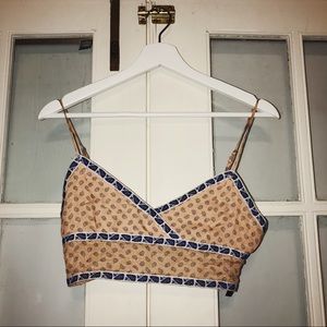 Patterned Crop Top